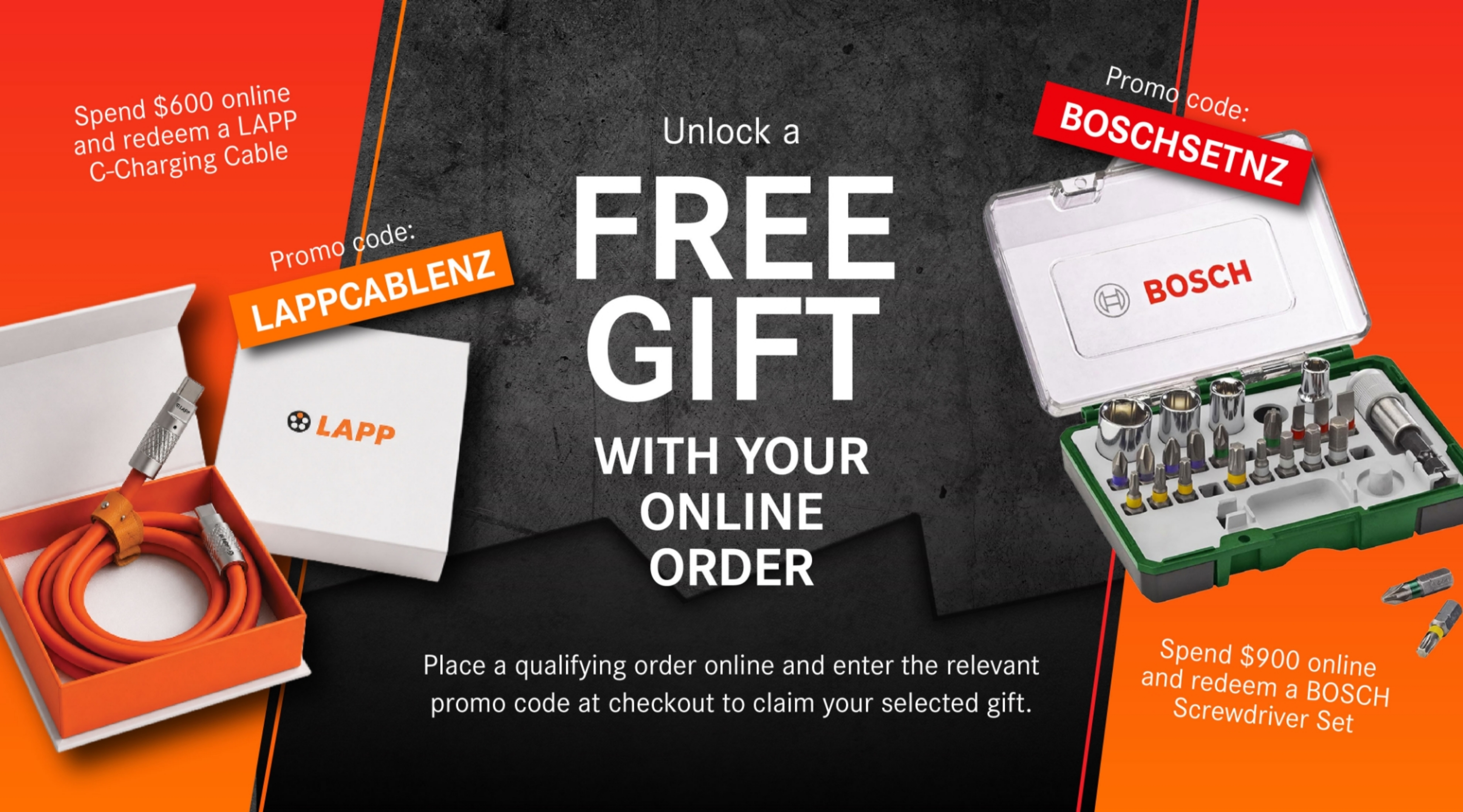 Unlock a FREE gift with your online order